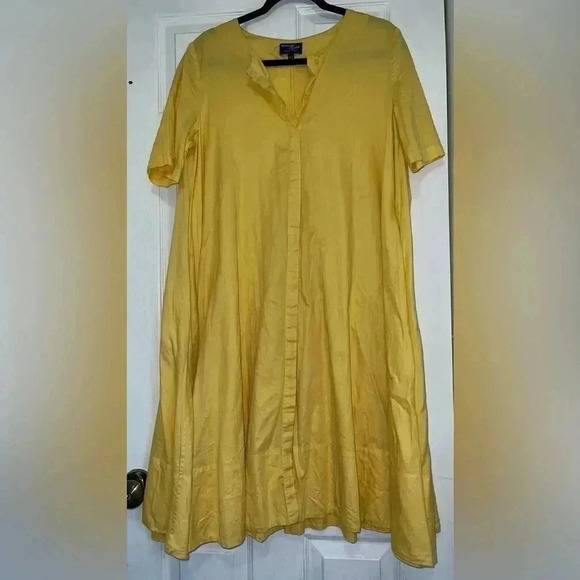 Biaggini Violett Charles Vögele‎ Shirt Dress Sz EU 42 US Large - Picture 2 of 11